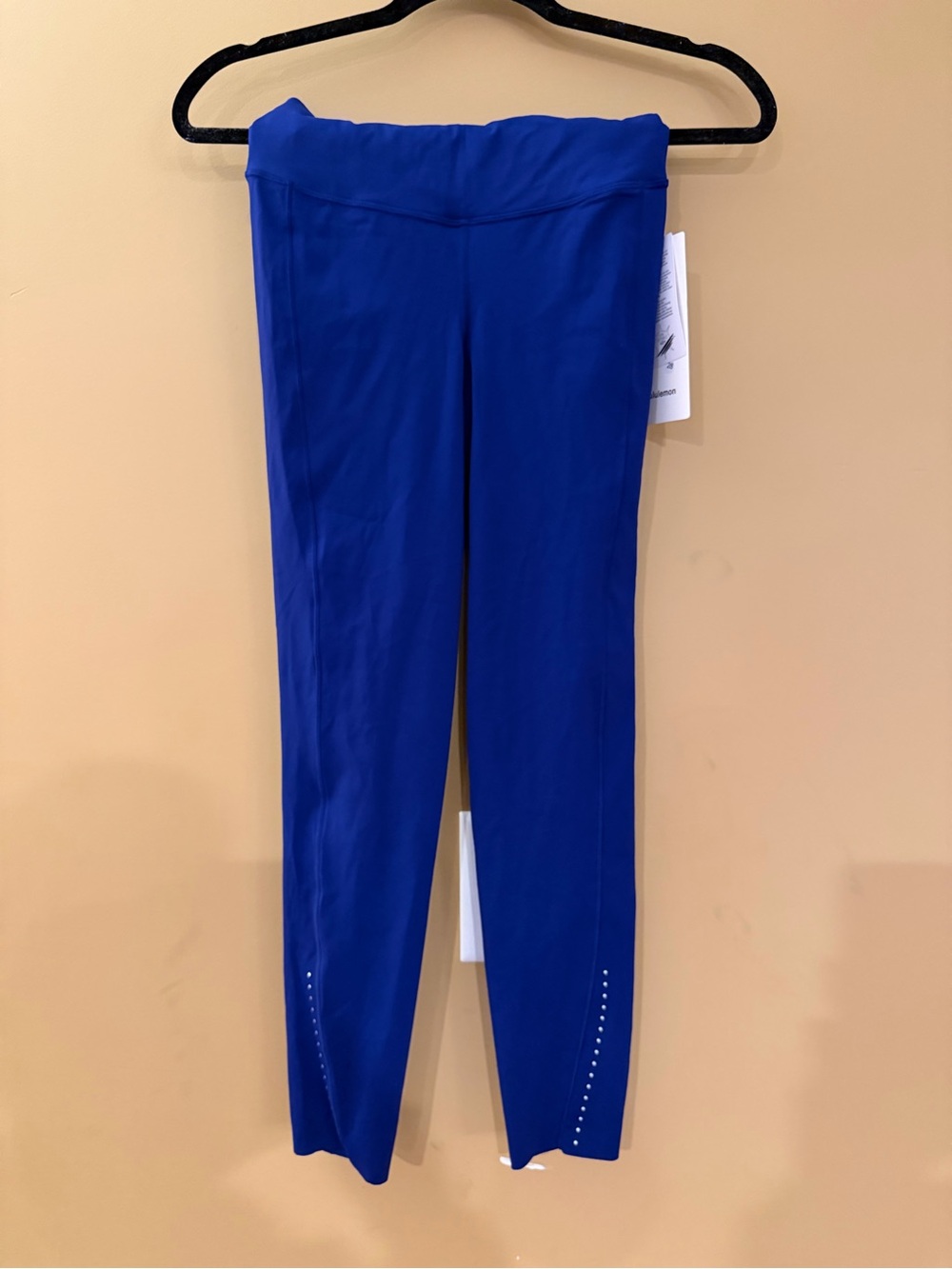 lululemon athletica womens Cobalt Blue Performance Leggings size 6